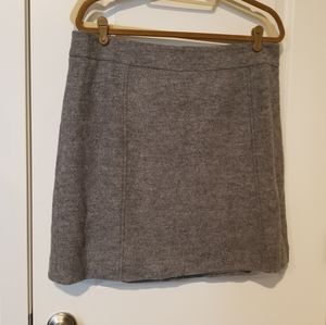 Wool blend skirt